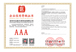 Enterprise credit certificate